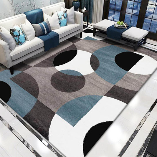 Simple geometric printing carpet