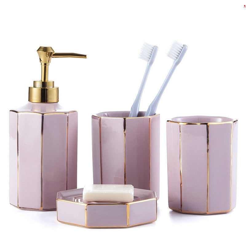 Four-piece bathroom set