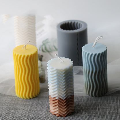 Different cylindrical candle mold