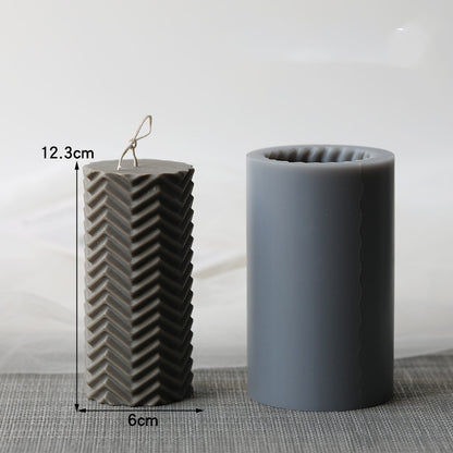 Different cylindrical candle mold