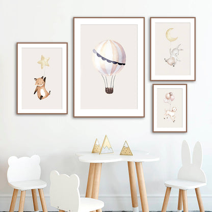 Art Painting Nordic Posters And Printed Animals