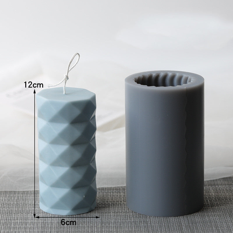 Different cylindrical candle mold