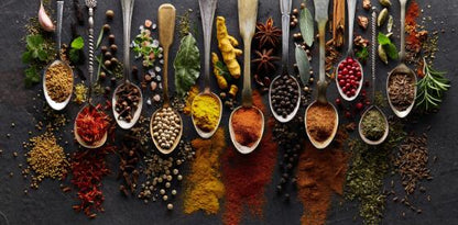 Herbs And Spices For Cooking Art On Canvas Posters