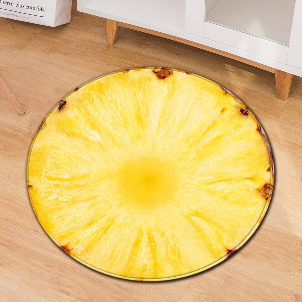 Fruit Round Computer Chair Carpet