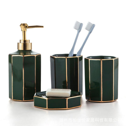 Four-piece bathroom set